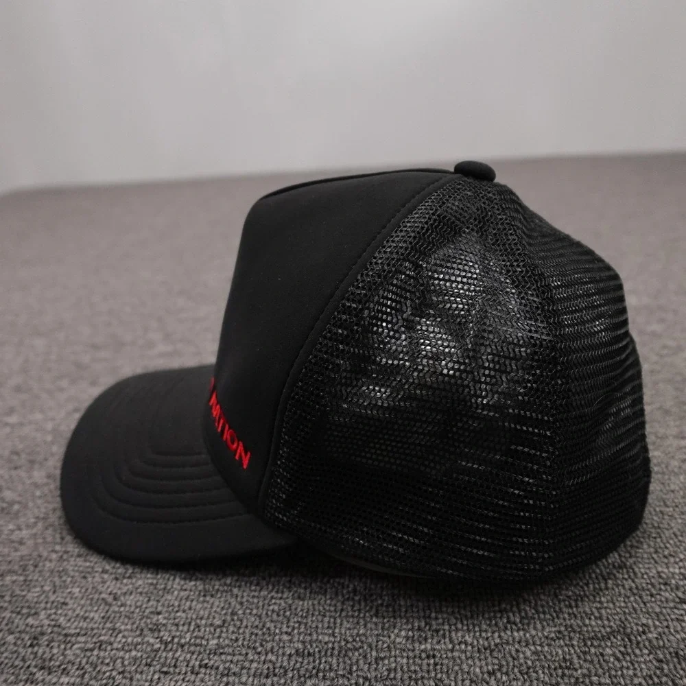 James Perse Hat Cap Snap Back Mens One Size Black Live Nation Mesh Trucker